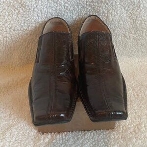 Steve Madden Men's Brown Leather loafer Size US 9.5